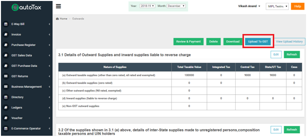 autoTax GST Software