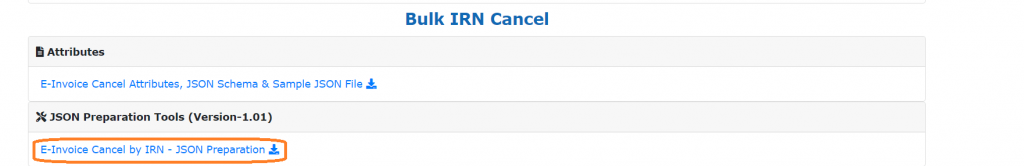 Bulk IRN Cancellation