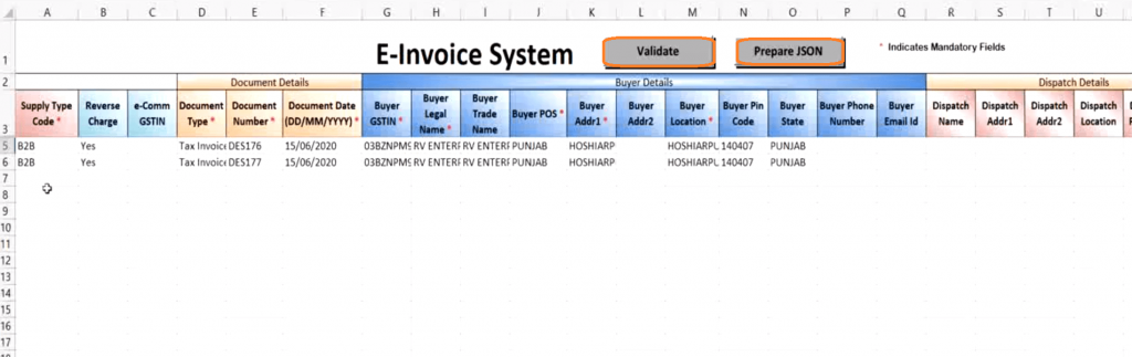 Bulk IRN Generation Tool